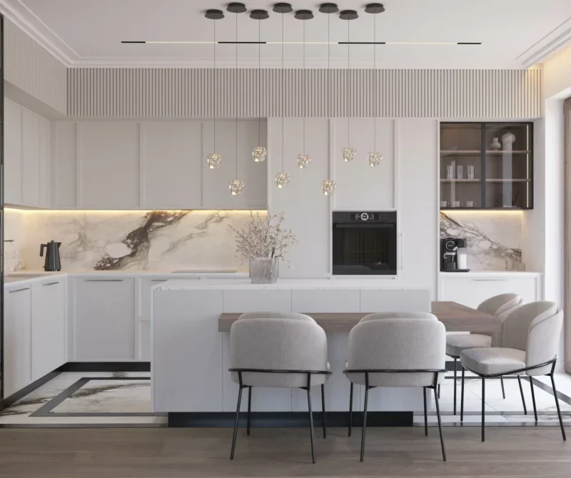 CLASSIC & ELEGANT – PROJEKT APARTAMENTU 115m2