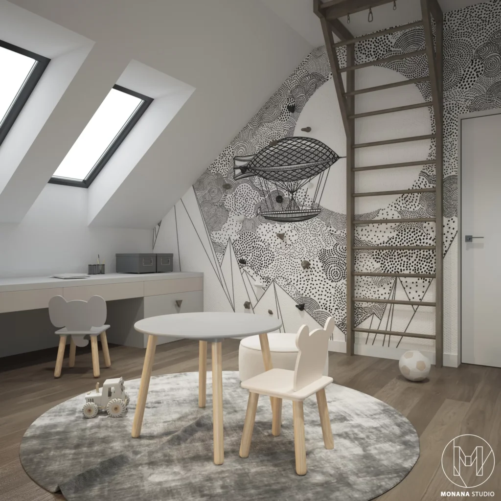 STONE SHADES – PROJEKT POKOI DLA DZIECI