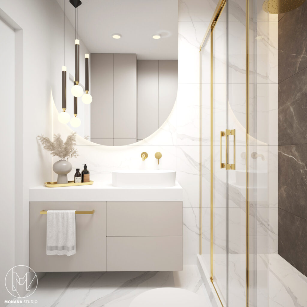 SOFT & SIMPLE – PROJEKT MIESZKANIA 50m2