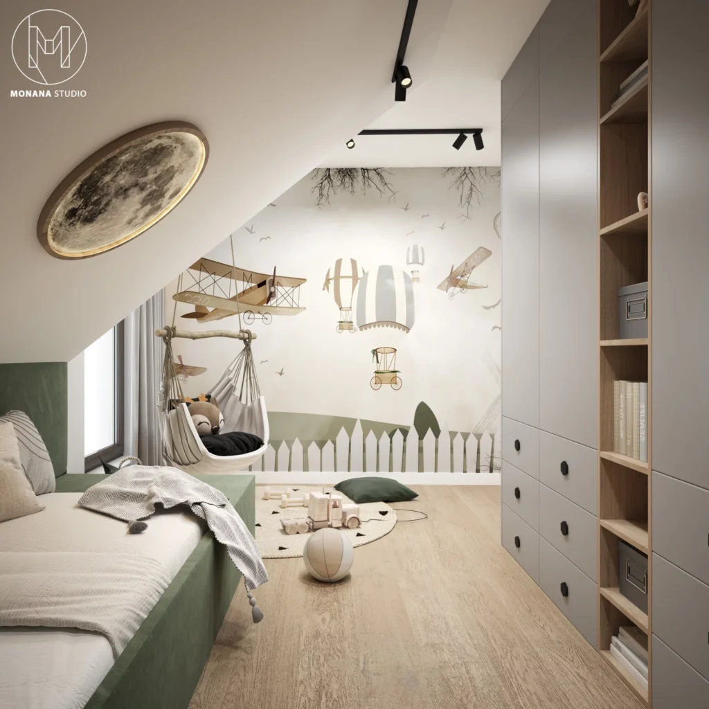 NATURAL CALM – PROJEKT POKOI DZIECIĘCYCH