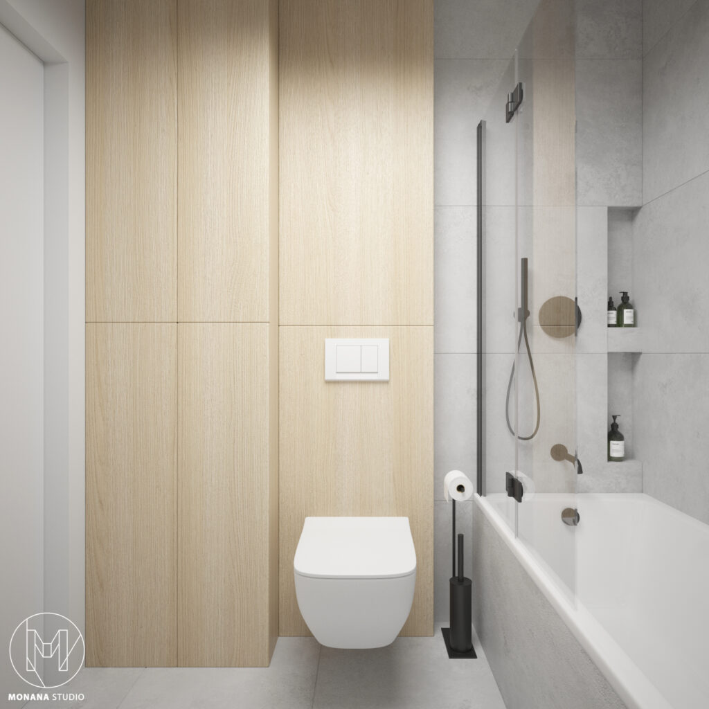 MINIMAL – PROJEKT MIESZKANIA 50m2