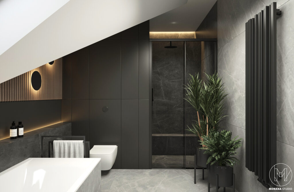 STONE SHADES – PROJEKT DOMU 250m2 PIĘTRO